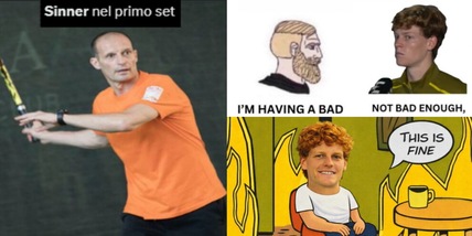 Sinner ko, i social impazziscono: meme e ironie su Jannik per la sconfitta contro Mensik