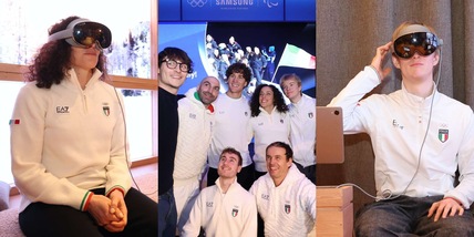 Brignone, Franzoni, Rizzo, Grassl e gli altri azzurri sperimentano la realtà virtuale