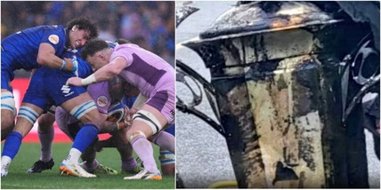 Un incidente d'auto distrugge la coppa del Sei Nazioni: cosa è successo