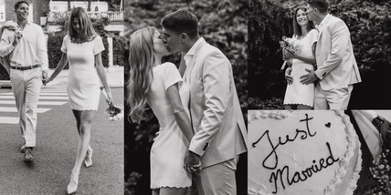 Camila Giorgi ha sposato il suo Andres: le dolci foto del matrimonio con il pancione