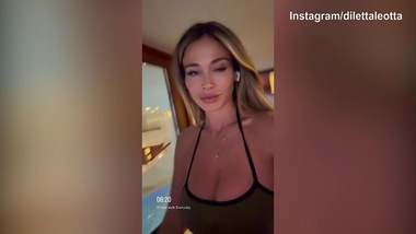 Diletta Leotta, la mattinata inizia in palestra