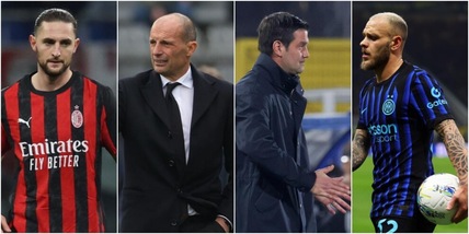 Milan-Inter: le formazioni ufficiali di Allegri e Chivu