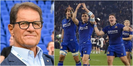 Capello e le parole meravigliose sulla vittoria dell'Italia di rugby: "Non lo dimenticheremo mai..."