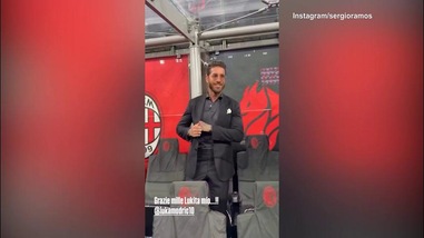 Sergio Ramos a San Siro a tifare Modric