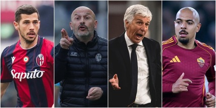 Bologna-Roma, le formazioni ufficiali di Italiano e Gasperini