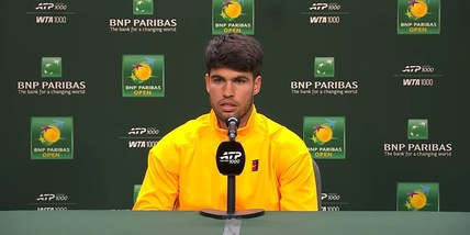 Fanno ad Alcaraz una domanda su Fonseca, lui reagisce stizzito al giornalista: "E perché, scusami?"