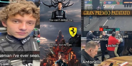 Antonelli fa impazzire i social, la lotta Ferrari mette ansia: meme e ironie dopo il Gp di Cina
