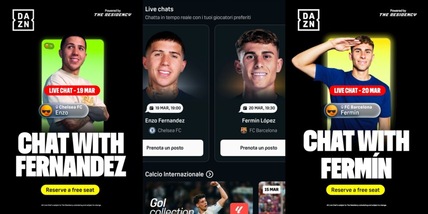 Enzo Fernández e Fermín López in live chat su Dazn
