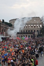 Le emozioni della partenza di Acea Run Rome The Marathon