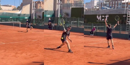 Alcaraz e il punto pazzesco sul match point ma... è il fratellino che strega i social