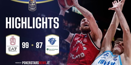 EA7 Emporio Armani Milano - Banco di Sardegna Sassari | PokerstarsNews Highlights Serie A Unipol 2025/2026