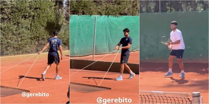 La mossa di Alcaraz per anticipare Sinner: si allena sulla terra rossa a casa sua, e poi pulisce il campo da solo