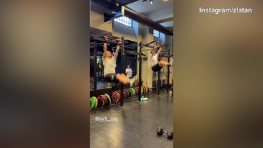 Ibra, Toes to Bar per allenare i dominali