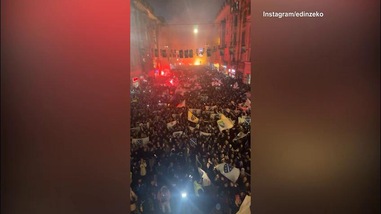 Festa Bosnia, tifosi in strada per tutta la notte