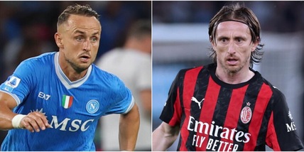 Napoli-Milan è Lobotka contro Modric: si incroceranno di nuovo in campo