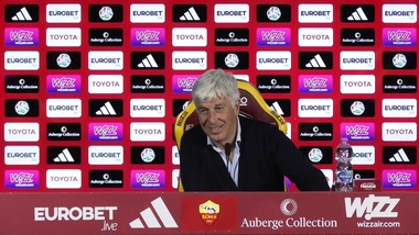Gasperini: "Io allenatore della Roma a luglio? Me lo auguro"