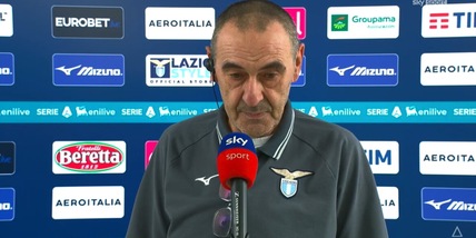 Sarri: "La stagione della Lazio è formativa. Se mi capitava 15 anni fa era meglio..."