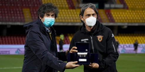 Panchina d’argento: Inzaghi premiato da Albertini