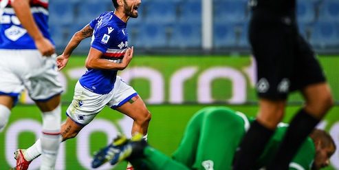 Candreva trascina la Sampdoria: Spezia battuto nel derby ligure