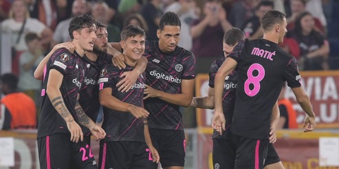 Roma-Helsinki 3-0: Dybala, Pellegrini e Belotti show