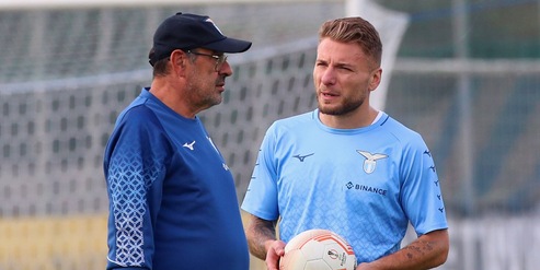 Lazio, Immobile accelera: colloquio con Sarri, punta la Juve