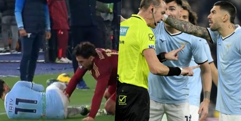 Moviola Roma-Lazio: perché è giusto il rosso a Castellanos. Ma Paredes...