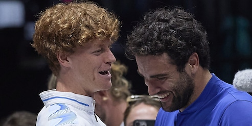 Sinner, quando un amico è per sempre: Berrettini, Sonego e Vavassori lo sono