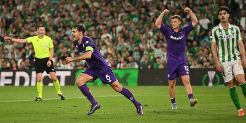 La Fiorentina perde a Siviglia con il Betis. Ma il gol di Ranieri tiene a galla Palladino