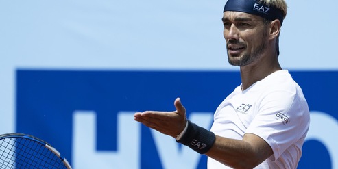 Roma saluta Fognini: ultima volta agli Internazionali, sogna il derby con Berrettini