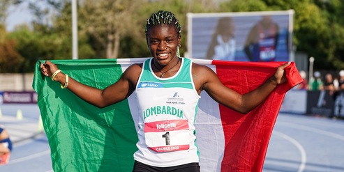 Kelly Doualla, 15 anni e già un record europeo. È la terza crono di sempre, è pronta per il Mondiale