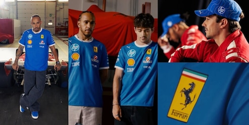 La Ferrari in blu per il GP di Monza: ecco come saranno Hamilton e Leclerc