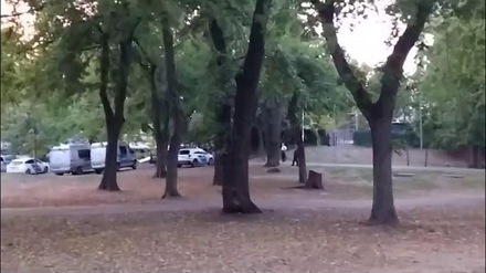 Israele, il pullman con i giocatori arriva allo stadio