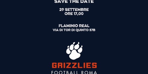 Grizzlies Roma, aperte le selezioni: il football americano chiama a raccolta nuovi talenti.