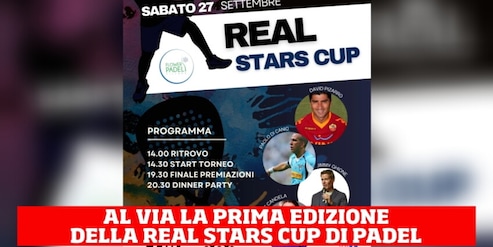 Tanti campioni pronti per la Real Stars Cup di Padel