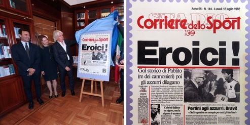 Presentato il francobollo per i 100 anni del Corriere dello Sport: "Una grande storia italiana"