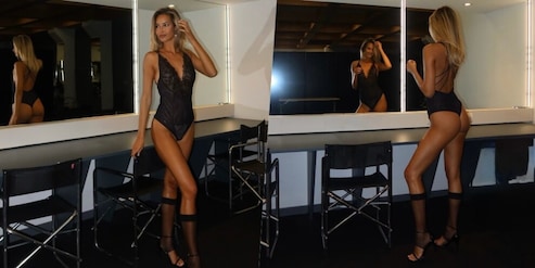 Viky Varga in camerino gioca con lo specchio e fa impazzire i social