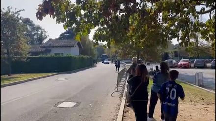 L'Inter parte per Roma