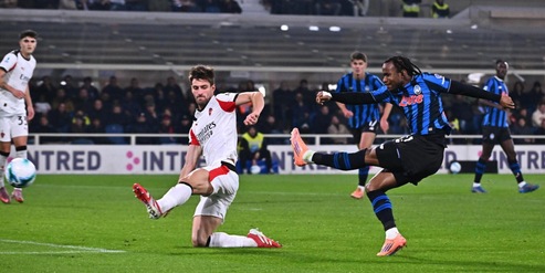 Lookman risponde a Ricci: Atalanta e Milan continuano a pareggiare