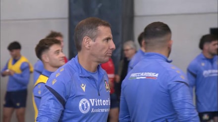 Rugby, Velasco fa visita alla Nazionale italiana