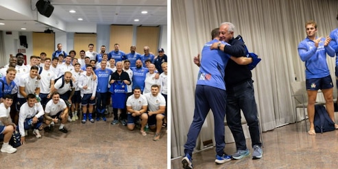 Velasco e la nazionale di Quesada: le immagini inedite dal raduno dell'Italia di rugby