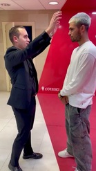 Alcaraz con don Tovar: ecco la benedizione del sacerdote