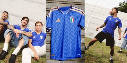 Ecco "Azzurra": la nuova maglia dell'Italia richiama la storica vittoria del Mondiale 2006