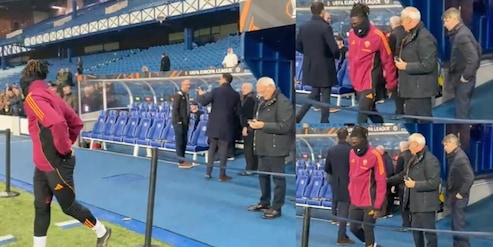 Ranieri, che intesa con Koné in allenamento prima di Rangers-Roma