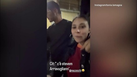 Napoli, Mazzocchi preso in giro dalla moglie Tonia