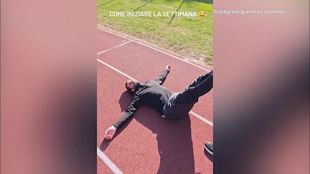 Tamberi, la settimana inizia così