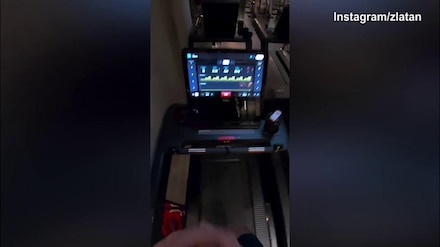 Ibra, serata sul tapis roulant