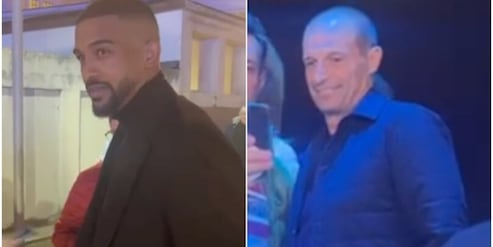 Allegri e Bremer alle Atp Finals di Torino: quante richieste di selfie!