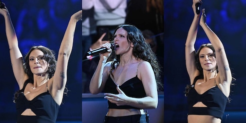 Francesca Michielin incanta a Torino: che look per Sinner