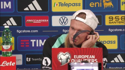 Haaland: "Io in Italia? Non si sa mai"