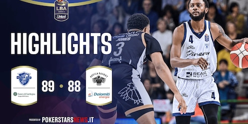 Banco di Sardegna Sassari - Dolomiti Energia Trentino  | PokerstarsNews Highlights Serie A Unipol 2025/2026